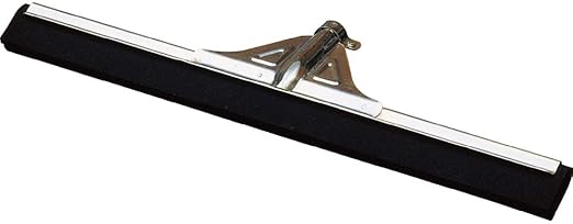 SPARTA Flo-Pac Floor Rubber Squeegee Window Squeegee with Reinforced Metal Frame for Floor, Bathroom, Kitchen, Concrete, Tile, Garage, Commercial Use, 30 Inches, Black, (Pack of 10)