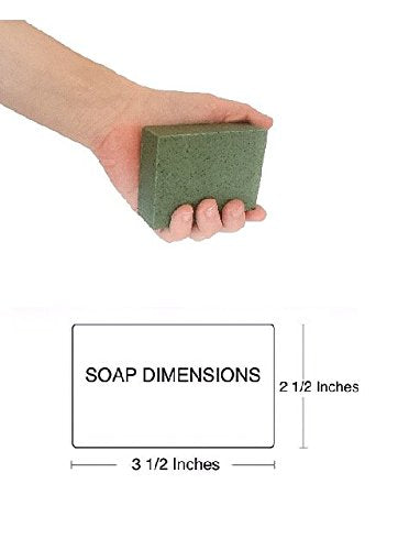 Dead Sea Mud and Neem Soap - Made with Natural and Organic Ingredients 4.5 oz Bar & 2 Pack Soap Dish, Draining Dish - 100% Natural Poplar Wood, No Chemicals