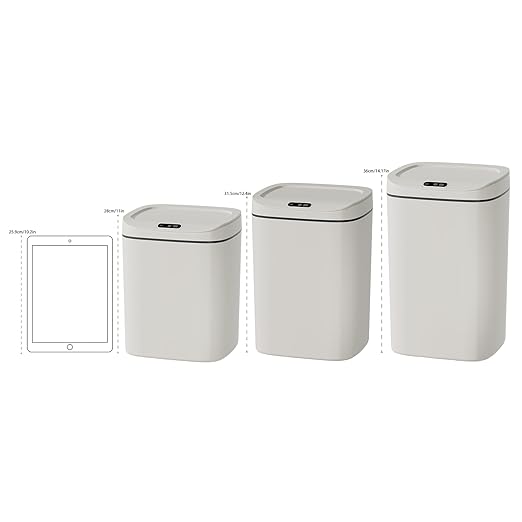 Smart Trash can, Easily Opened with a Wave of Your Hand, Tightly Sealed, Effectively Blocking Odors, Keeping The air Fresh, Stylish in Appearance, Sturdy and Durable, Easy to Clean. (Small)