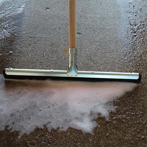 Ettore 1639 Wipe N Dry Floor Squeegee, Black Moss Rubber, 30 Inch Width (Pack of 10)