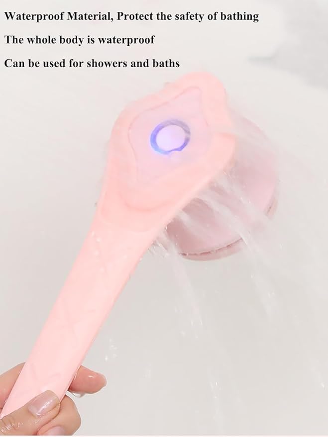 Electric Body Brush for Shower, Rotating Back Scrubber, Waterproof Rechargeable, Deep Cleansing