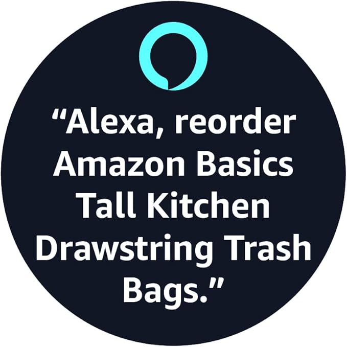 Amazon Basics Tall Kitchen Drawstring Trash Bags, Clean Fresh Scent, 13 Gallon, Odor Control, 0.9 mil Thickness, 80 Count (Previously Solimo)