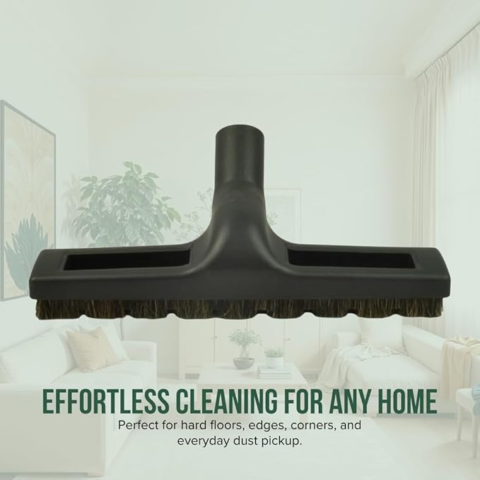 Selgo Universal 1 ¼ Inch (32mm) Vacuum Cleaner Floor Brush with Wheels 12" Wide (12" with Wheels), Pack of 10