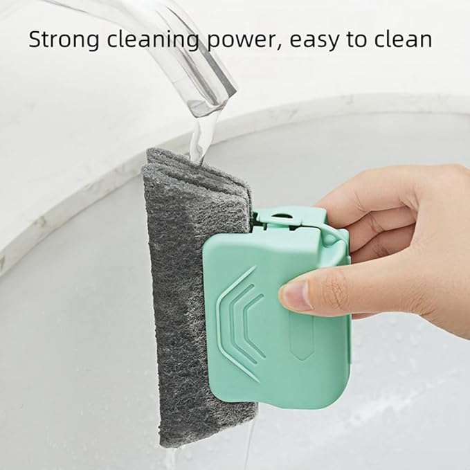 Magic Window Track Cleaner, 2026 Upgraded Window Groove Cleaning Brush Tools Set, Hand-held Window Track Cleaner Brushes Tools Set for Window lides Gaps Tile Lines Shutter Car Vents (Gray 3pcs)