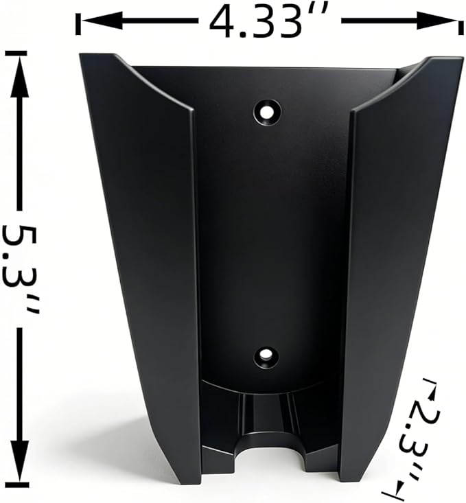Wall Mount Vacuum Holder/Docking Station with Screws, Compatible with Bissell Pet Hair Eraser Handheld Vacuum Models 2390, 2390A, 2284W, 23903 & Auto-Mate Charging Dock – Save Space & Reduce Clutter
