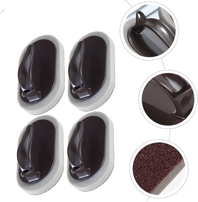 10pcs Portable Sponge Brush Heavy Duty Nano Carborundum Kitchen Cleaning Sponges for Effortless Grease and Dirt Removal and Reusable Cleaning Tools