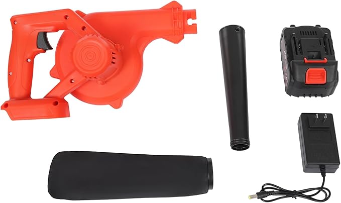 Mini Leaf Blower 2-in-1 Electric Blower Mini Blower Cordless Small Leaf Blower Dust Catcher Car Blower Handheld Vacuum Cleaner for Lawn Care Cleaning