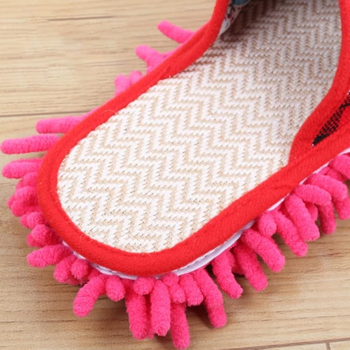 Microfiber Slippers Floor Cleaning Mop House Dust Detachable Mopping Shoes Cleaning Tool Unisex Open Toe