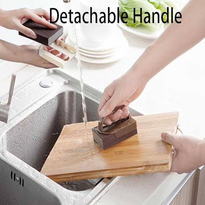 Magic Cleaning Sponge, Heavy Duty Nano Carbide Cleaning Sponge, Pot Scrubber Scouring Pad, Powerful Quickly Clean for Pots, Sink, Grill, Household, High-Density Emery Scrubber (10pcs)