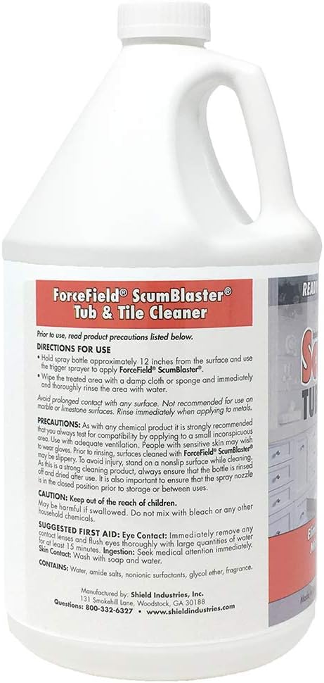 ForceField ScumBlaster Tub and Tile Cleaner Ready To Use 1 Gallon