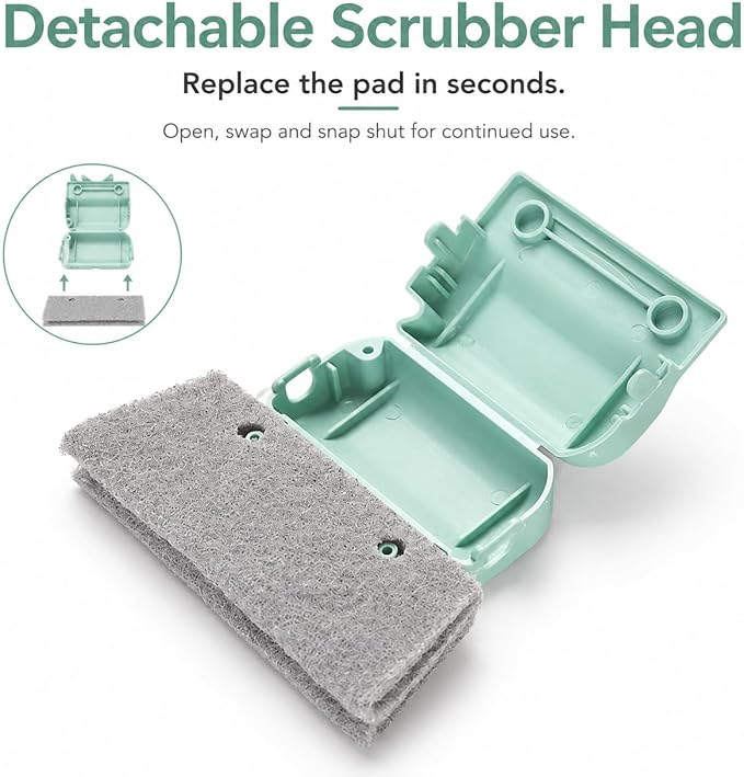 Magic Window Track Cleaner, Handheld Deep Cleaning Brush Set for Window Slides, Tile Grout, Shutter Slats, Car AC Vents & Narrow Gaps (3PC Multi-Tool Kit)