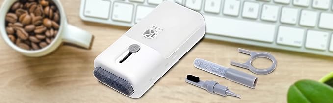 Camkix 6-in-1 Electronics Cleaning Kit - Key Puller, Flocking Sponge Cleaner, Pen Nibs, Cleaning Cloths - Keyboards, Earbuds, Hearing Aids- Cleaner for Smartphones, Laptops, PC Monitors, Cameras