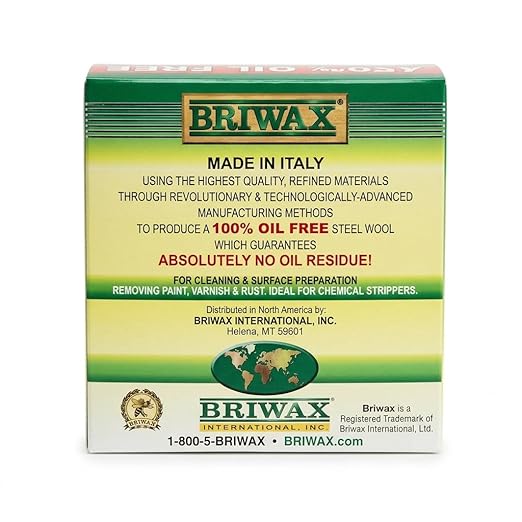Briwax Oil-Free Steel Wool 0000 (Тwо Расk)