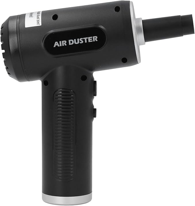 Electric Compressed Air Duster Vacuum Cordless PC Car Dust Blower Cleaner 50000RPM Reable with Display LED Light