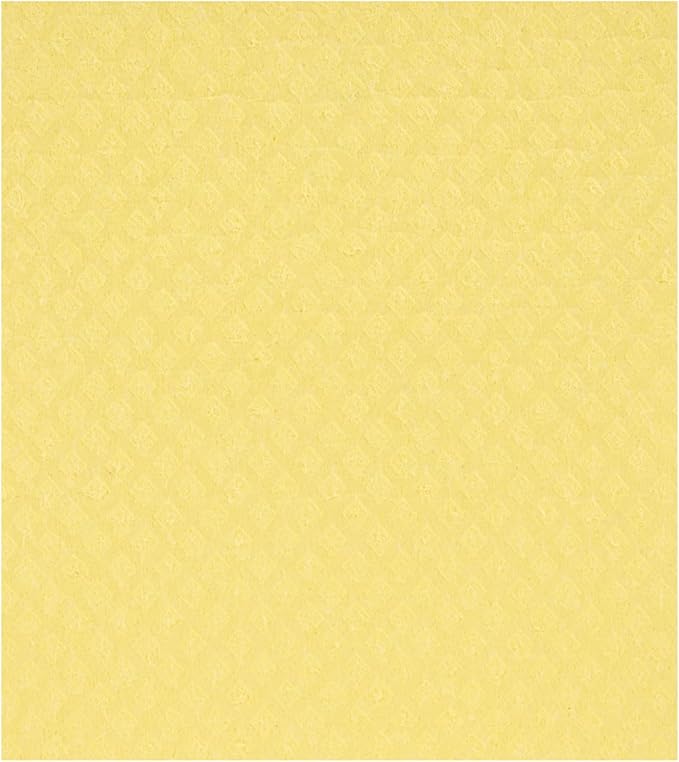 Restaurantware Swedish Dishcloths Pack of 10 Cellulose Reusable Absorbent Yellow Kitchen Towels, Washable Quick-Dry Dish Towels, Sustainable Cleaning Cloths Super-Absorbent Biodegradable Odorless