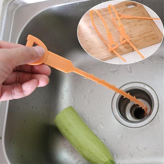 Hair Drain Clog Remover Cleaning Tool Random Bending Sewer Dredging Tools For Kitchen Toilet Household Plumbing Sink Durability
