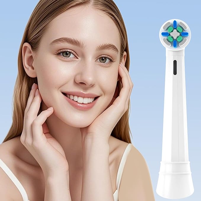 10 Pack IO Brush Head Compatible with Oral B IO 2/3/4/5/6/7/8/9/10/Deep Clean Electric Toothbrush, Replacement Heads Compatible with Oral B IO for Effective Cleaning (White)