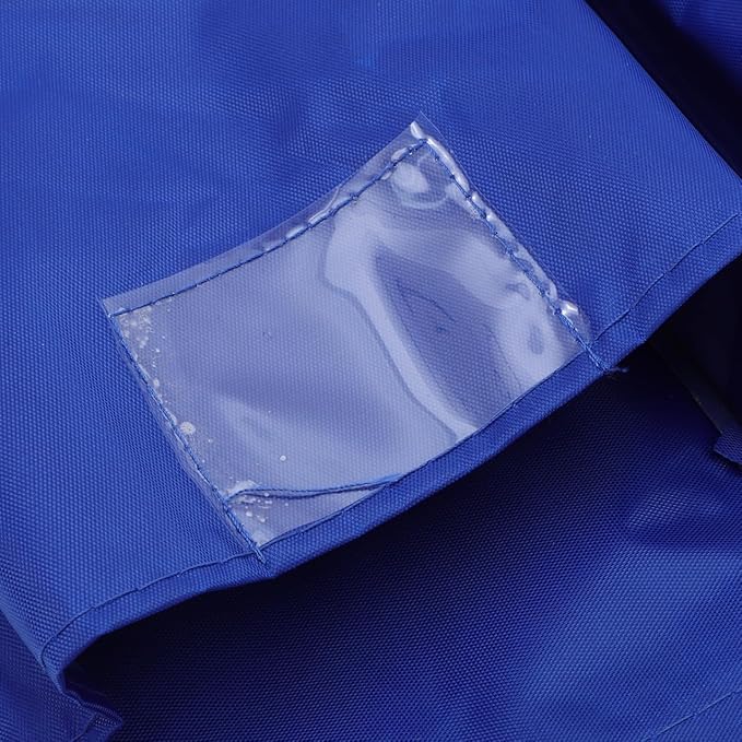 Cleaning Janitorial Cart Bag: Housekeeping Pushcart Garbage Storage Bag Replacement Cleaning Supplies Organizer for Trash Collection Blue