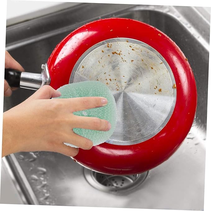 FOMIYES 12pcs Multi-Functional Household Cleaning Balls for Kitchen and Dish Washing Scouring Balls Break Resistance Random Colors Material for Pots and Bowls
