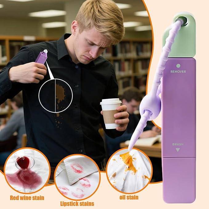 Stain Pen For Clothes, Portable Stain Remover Pen, Instant Double-Ended Spot Cleaner Fabric Cleaning Sticks For Clothing Bleaching