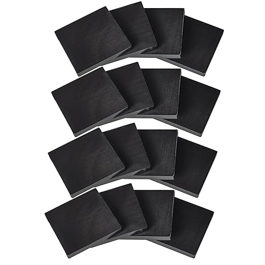 Weldable 5/16 Inch Hot Rolled Mild Steel Plate Mill Finish (2 x 2 Inch, Pack of 16) - Made in USA