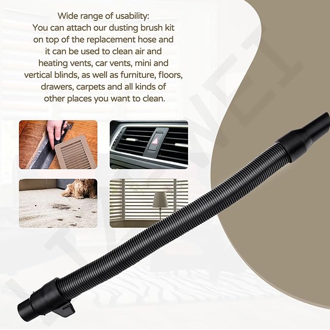 14-37-0105 18V Wet/dry Vac Hose Assembly with Universal Attachments Adapter Kit for 18v/28v Vacuum 0880-20 0970-20 (Internal Storage), Use to Pick Up Dust and Debris