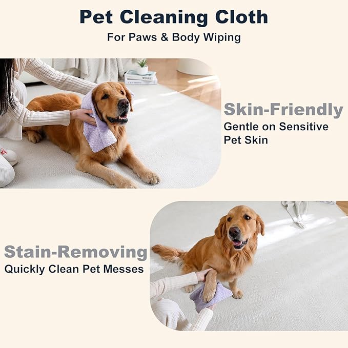 80 Pack Microfiber Cleaning Cloth Roll Reusable Paper Towels 12"x12" Tear Away Cloth,Absorbent Dish Rags for House Kitchen,Wash Cloths,Lint Free Rags for Window Cars Cleaning Supplies