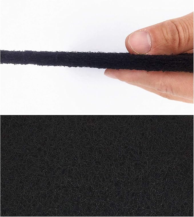 7.25inch Round Kitchen Compost Bin Carbon Filter 6pcs, 4.75inch Square Compost Pail Replacement Charcoal Filter 6pcs, Countertop Home Bucket Refill Set 0.2inch Thickness