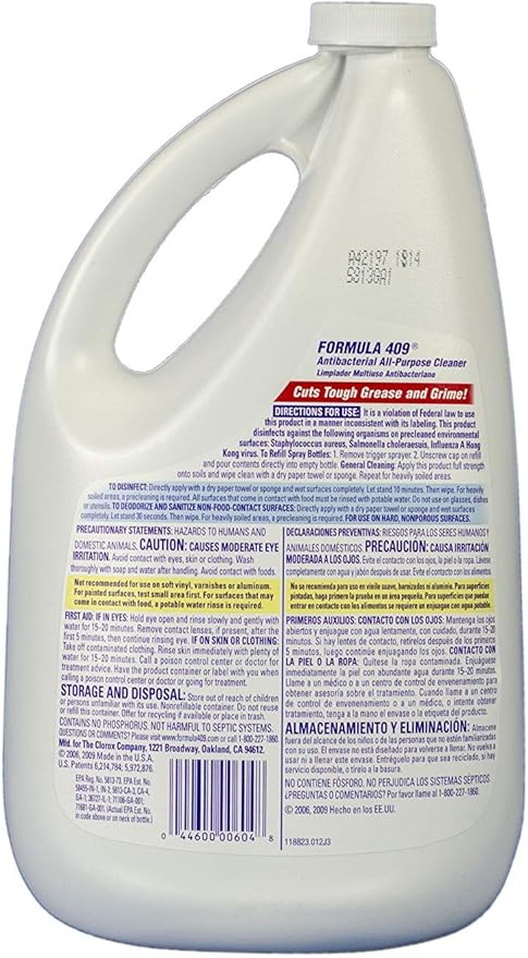 Formula 409 Multi-Surface Cleaner, Refill Bottle, Original, 64 Fluid Ounces (Package May Vary) (Pack of 2)