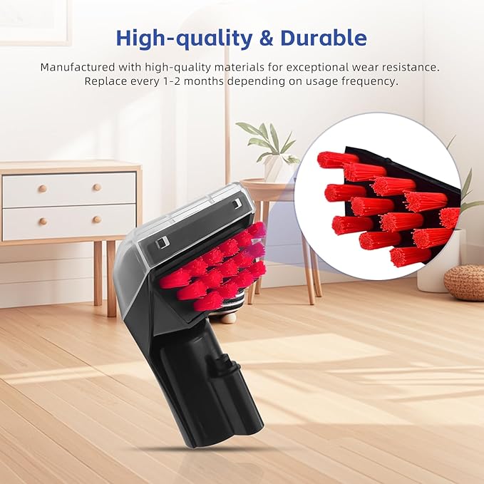 3" Tough Stain Brush Tool Nozzle for All Bissell Portable Carpet Cleaners Compatible with Little Green, SpotBot, SpotClean - Fits 1400B 2513W 1425 1400W 3860 3353 1844 2290A 9200A Series (3 Pack)