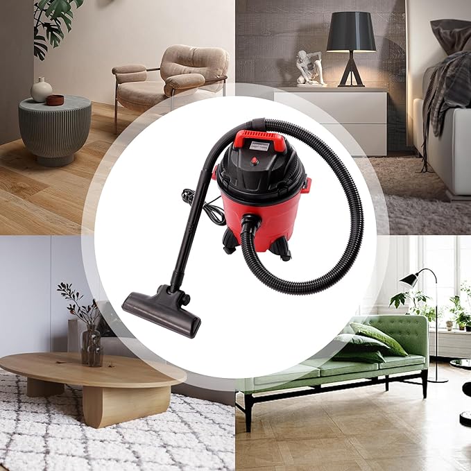 4 Gallon Wet Dry Vacuum Cleaner, 1000W 1.34HP Portable Shop Vac with Blower Function & HEPA Filter, 3-in-1 Heavy-Duty Wet/Dry Vac for House, Garage, Car, Workshop, Pet Hair