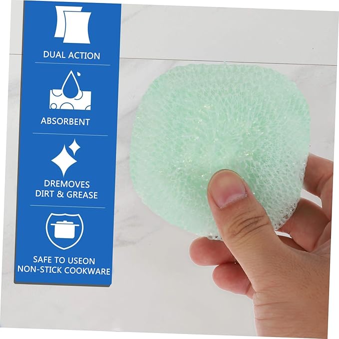 ORFOFE Kitchen Brush Pot Ball Cleaning Balls Tool High Performance Scrubbers for Cookware Cleaning Dishwashing Random Color