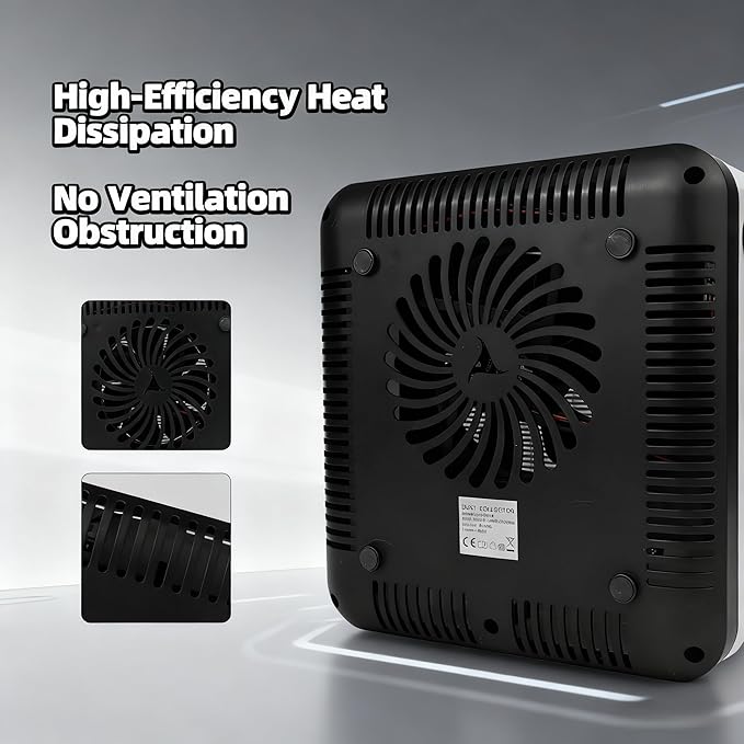 Kylara Nail Dust Collector,100W/4500RPM with Adjustable Vacuum Fan Dust Collector for Beginner DIY with Reusable Filter,Powerful Dust Suction Machine for Acrylic Nail Polishing Home/Salon
