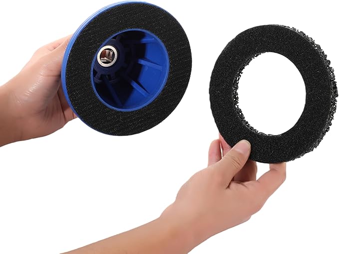Wheel Hub Resurfacing Kit, 6 Inch Wheel Hub Polisher and Resurfacing Automotive Tool with Drill Adapter, Wheel Hub, Rim & Rust Removal Tool for sedans, Vans, Trucks and Sprinters