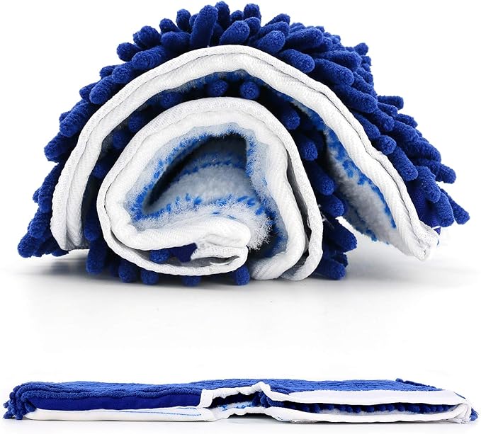 Tidy Monster 3 Pack Mop Refills Compatible with O-Ceda Dua-Action Microfiber Mop, Replacement Mop Heads for Dry/Wet Use, Machine Washable Double Sided All Surface Cleaning