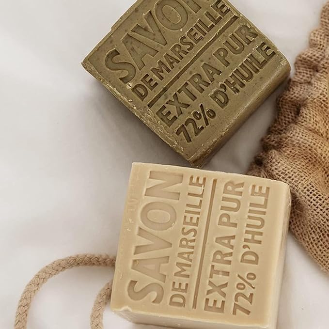 La Compagnie de Provence Savon Marseille Palm Soap Cube, 400 grams, Made in France
