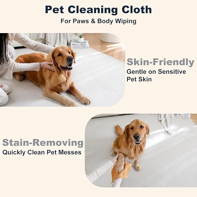 80 Pack Microfiber Cleaning Cloth Roll Reusable Paper Towels 12"x12" Tear Away Cloth,Absorbent Dish Rags for House Kitchen,Wash Cloths,Lint Free Rags for Window Cars Cleaning Supplies