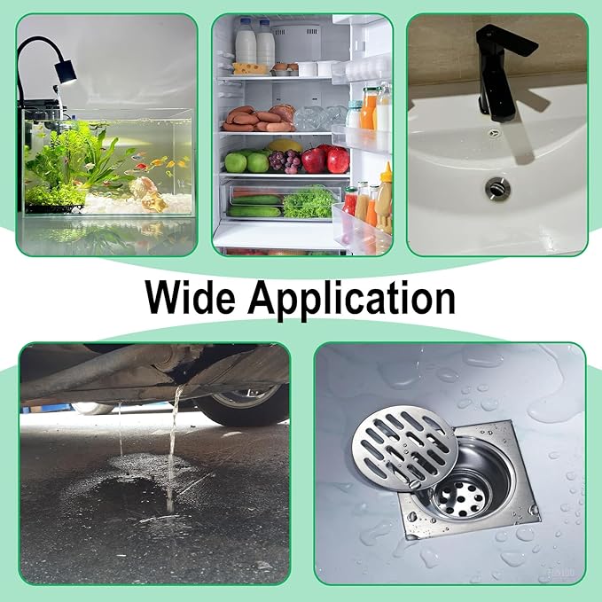 ecocstm Auto Sunroof Drain Cleaning Tool, 120 Inch Flexible Drain Brush, Sunroof Drain Cleaner with Pipe Cleaning Brush, Syringe Hose and Crevice Brush, Cleaning Tool for Drains, Sewers, Windshields