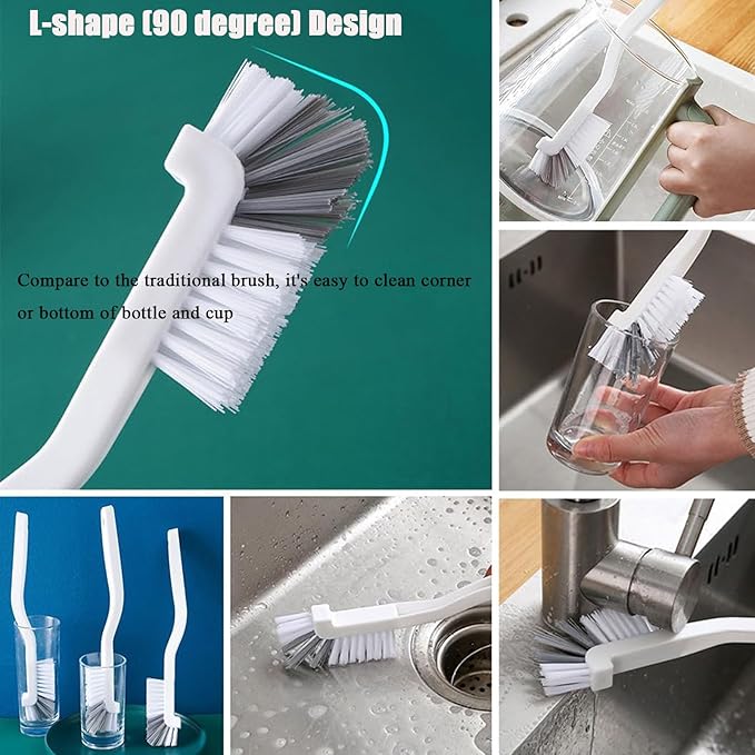 TuTuYa 10PCS Crevice Cleaning Brush Set, Gap Cleaning Brushes for Groove, Window, Gap, Tiles, Bathroom, Faucet, Sink, Stove, Cup 