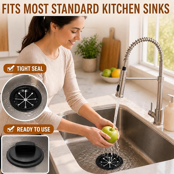 8 cm Garbage Disposal Splash Guard,Garbage Disposal Stopper,Disposal Splash Guard,Sink Disposal Guard For Whirlaway, And Ge Models