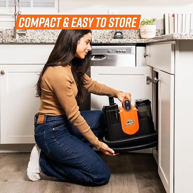 Armor All MAX 20V Cordless Portable Spot Cleaner for Carpet & Upholstery, Portable Deep Cleaner with Auto Detail Tools for Cars, Pets, Area Rugs & Couches- DSCC2001 0901