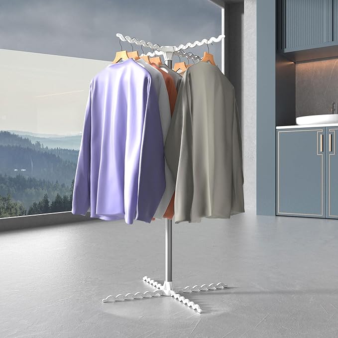 Portable Dryer, 46Inch-1000W Portable Clothes Dryer for Apartments, Portable Dryers Machine with Storage Bag, Mini Clothes Dryers for Travel, Home, RVs
