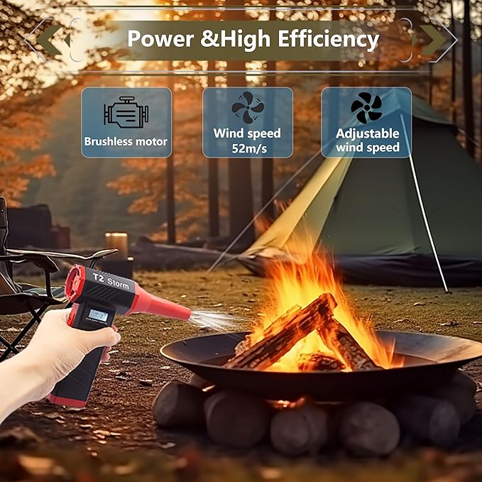 T2 Compressed Air Duster-130000RPM Cordless Electric Air Duster,4-Gear Adjustable Air Blower,Portable Rechargeable Turbo Fan for Computer,Keyboard,Car,Home Cleaning