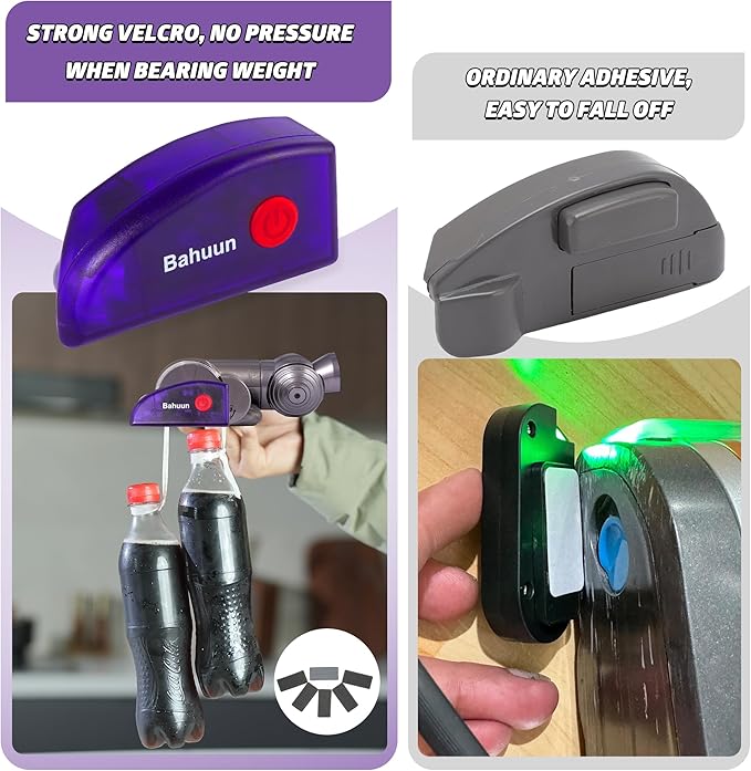 Vacuum Attachment Green Laser Light, Compatible with Dyson V8, V10, V11, V12, V15, Gen5 and All Vacuums, Deep Cleaning Supplies for Dog & Cat Owners, Reveal Hidden Dust on Hard Floor&Pet Hair (Purple)