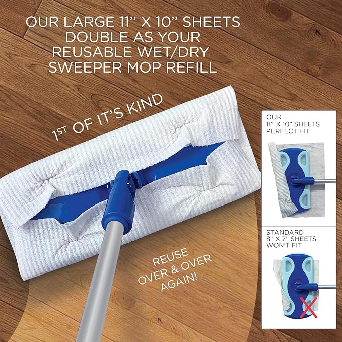 Swedish Dishcloths for Kitchen XL, 24 2x12 Sheet Rolls, Biodegradable, Compostable, Reusable Paper Towel Cleaning Cloths, 11" x 10" No Odor Washing Dishes, Ultra Absorbent Cellulose Sponge Towel, LOLA
