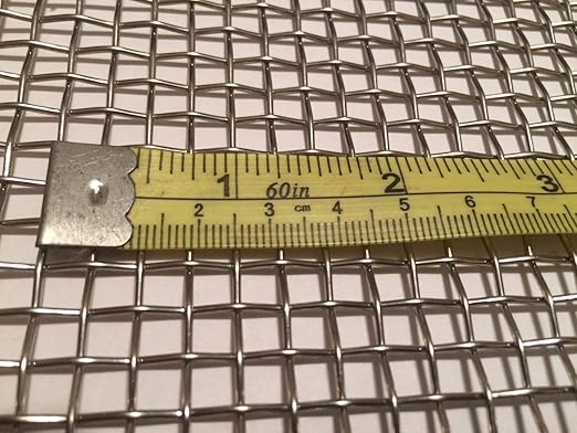 Quality Stainless Steel Mesh - t-304 Stainless Steel Mesh,#4 .047 Wire,Cloth,Screen,Woven Wire, Stainless Steel Wire Mesh 6" X 12"