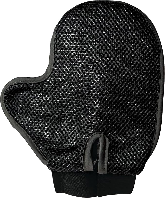 Pet Grooming Mitt and Towel Set - Deshedding Glove for Dogs and Cats - Massage and Remove Pet Hair - Ideal for Small to Medium Dogs and Cats