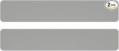 2Pcs 30"L x 5.5"W Customizable Sink Faucet Mat for Kitchen Sink 2 Holes & 3 Holes, DIY Cut for Oval/Rectangle/Square Faucets, Extra Long Quick-Drying Absorbent Splash Guard Counter Protector, Gray