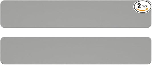 2Pcs 30"L x 5.5"W Customizable Sink Faucet Mat for Kitchen Sink 2 Holes & 3 Holes, DIY Cut for Oval/Rectangle/Square Faucets, Extra Long Quick-Drying Absorbent Splash Guard Counter Protector, Gray