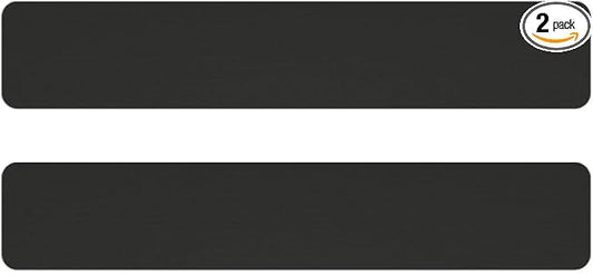 2Pcs 30"L x 5.5"W Customizable Sink Faucet Mat for Kitchen Sink 2 Holes & 3 Holes, DIY Cut for Oval/Rectangle/Square Faucets, Extra Long Quick-Drying Absorbent Splash Guard Counter Protector, Black